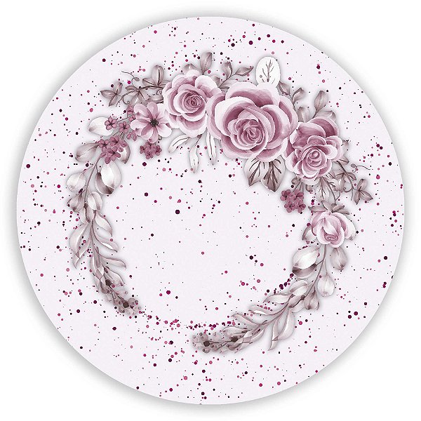Painel de Mesa - Floral - Sublimado 3D