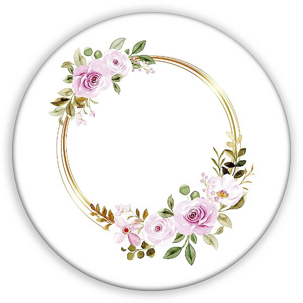 Painel de Mesa - Floral - Sublimado 3D