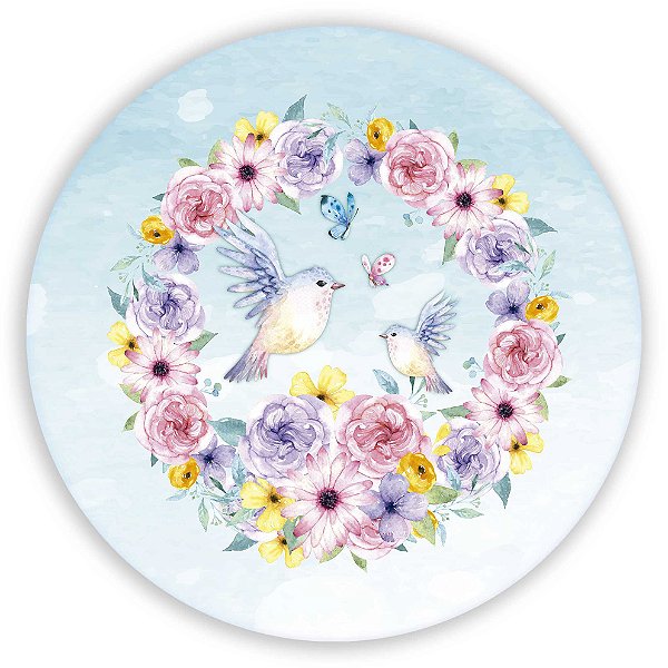 Painel de Mesa - Floral - Sublimado 3D