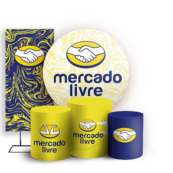 KIT Redondo Trio e Faixa - Mercado Livre - Sublimado 3D