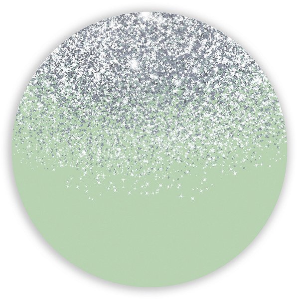 Painel Redondo - Glitter - Sublimado 3D