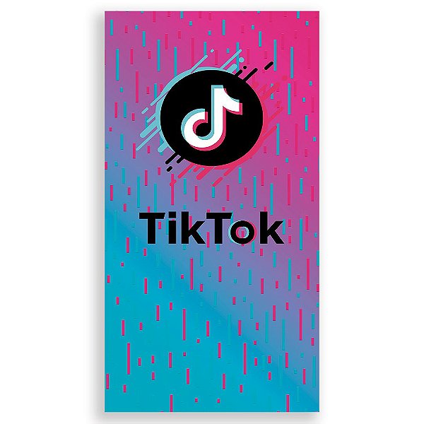 Faixa Lateral - TikTok - Sublimado 3D