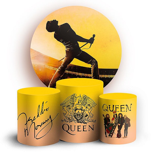 KIT Redondo e Trio - Queen - Sublimado 3D