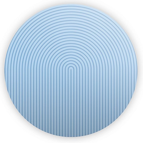 Painel Redondo - Bohos Azul - Sublimado 3D