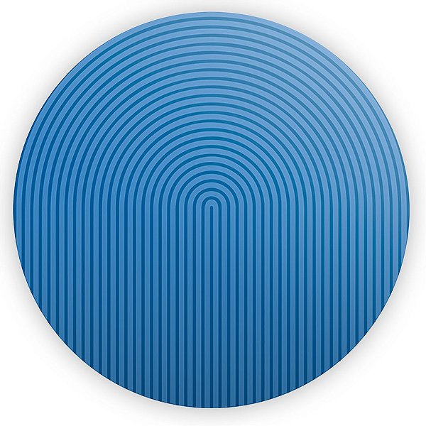 Painel Redondo - Bohos Azul - Sublimado 3D