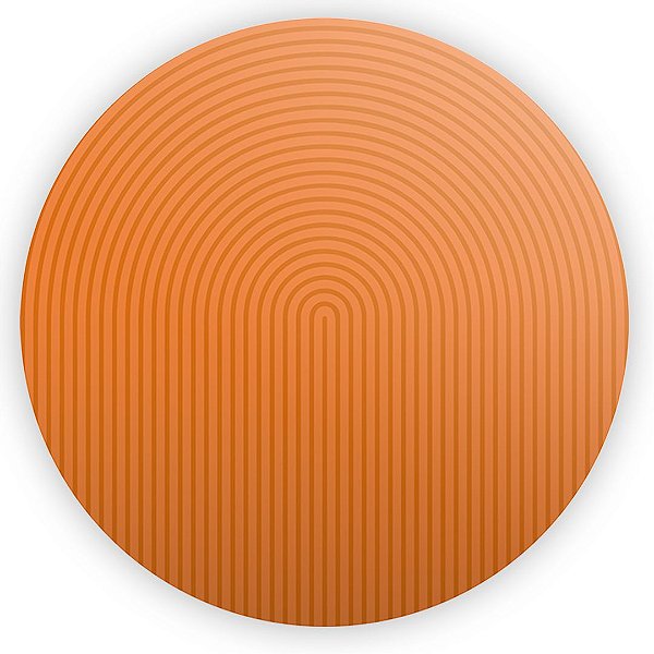Painel Redondo - Bohos Laranja - Sublimado 3D
