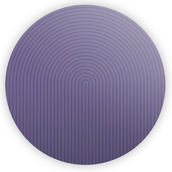 Painel Redondo - Bohos Roxo - Sublimado 3D