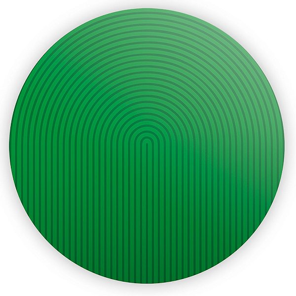 Painel Redondo - Bohos Verde - Sublimado 3D