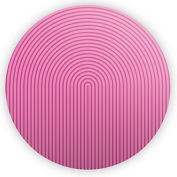 Painel Redondo - Bohos Rosa - Sublimado 3D