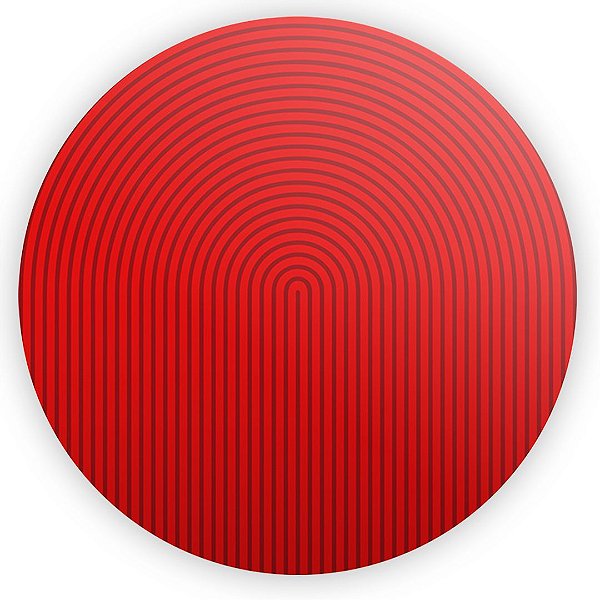 Painel Redondo - Bohos Vermelho - Sublimado 3D