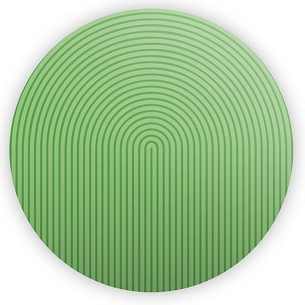 Painel Redondo - Bohos Verde - Sublimado 3D