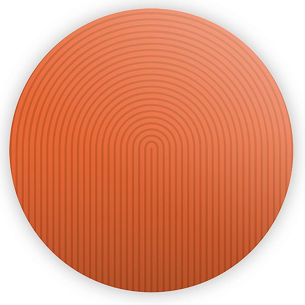 Painel Redondo - Bohos Laranja - Sublimado 3D