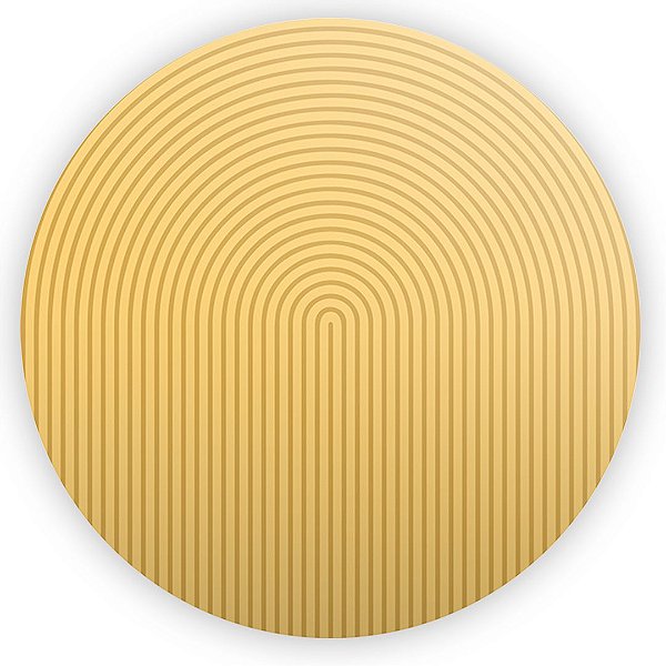 Painel Redondo - Bohos Amarelo - Sublimado 3D