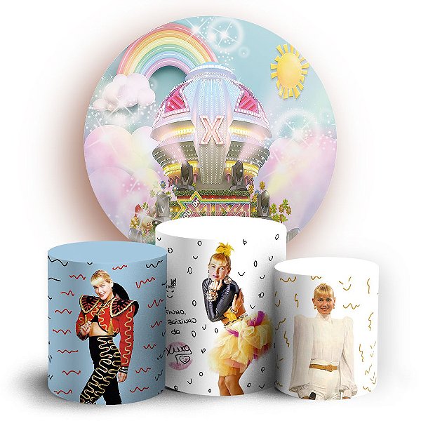 KIT Redondo e Trio - Show da Xuxa - Sublimado 3D