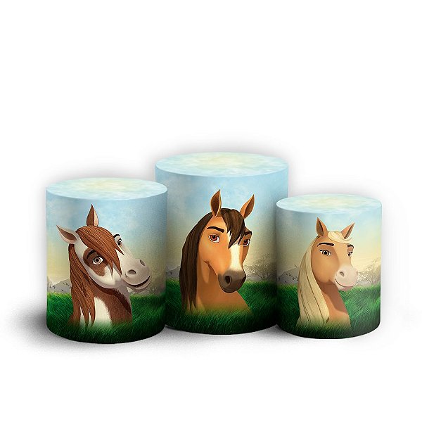 Trio Cilindro - Spirit - Sublimado 3D + Elástico