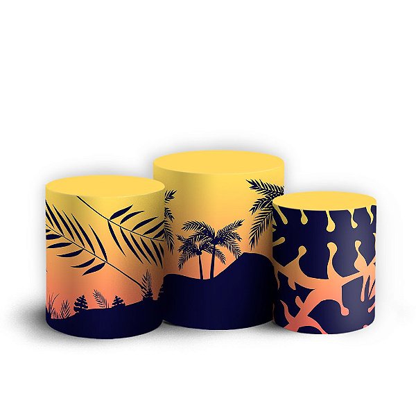 Trio Cilindro - Tardezinha - Sublimado 3D + Elástico
