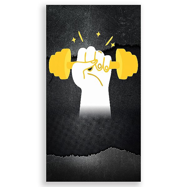 Faixa Lateral - Academia Preto - Sublimado 3D