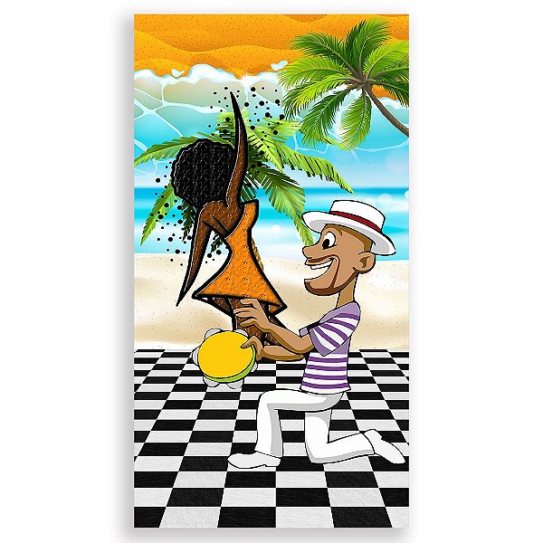 Faixa Lateral - Samba - Sublimado 3D