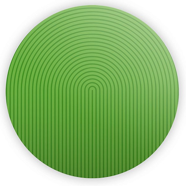 Painel Redondo - Bohos Verde - Sublimado 3D