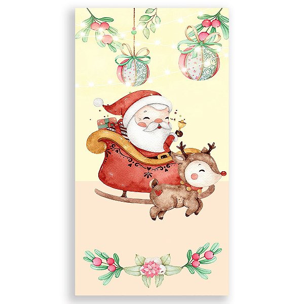 Faixa Lateral - Natal - Ano Novo - Sublimado 3D