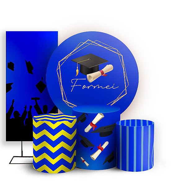 KIT Redondo Trio e Faixa - Fomatura - Sublimado 3D