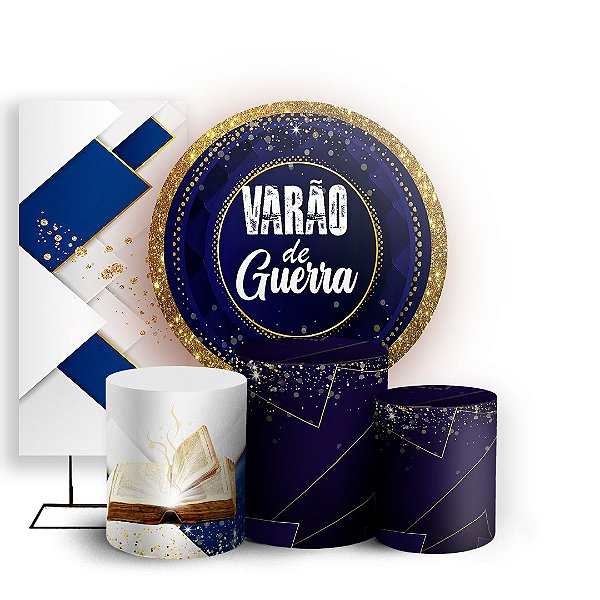 KIT Redondo Trio e Faixa - Evangelico - Sublimado 3D