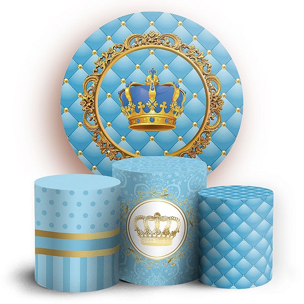 KIT Redondo e Trio - Realeza - Sublimado 3D