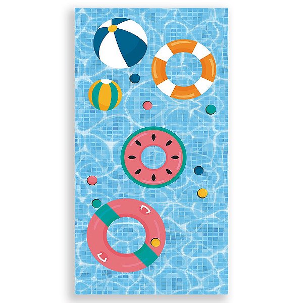 Faixa Lateral - Pool Party - Sublimado 3D