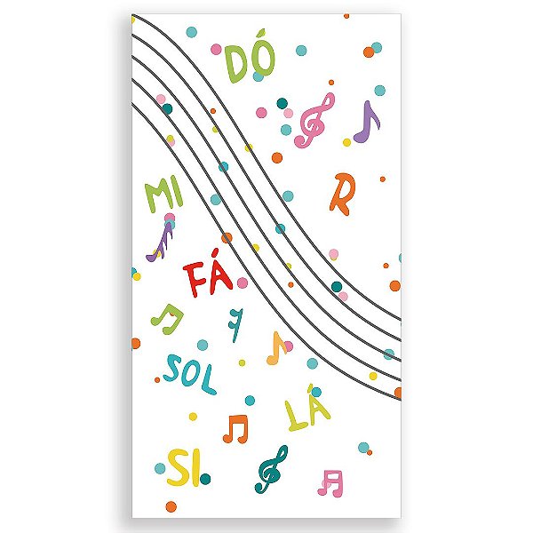 Faixa Lateral - Musica - Sublimado 3D