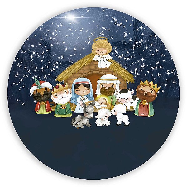 Painel de Mesa - Natal Ano Novo - Sublimado 3D