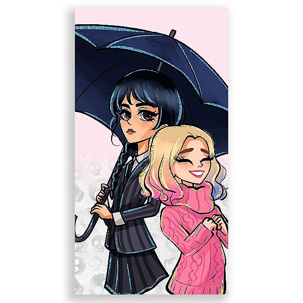 Faixa Lateral - Wandinha - Sublimado 3D