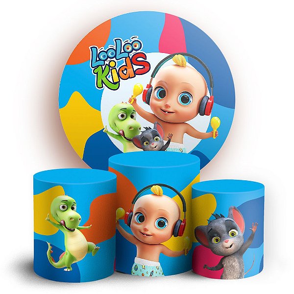 KIT Redondo e Trio - LooLooKids - Sublimado 3D