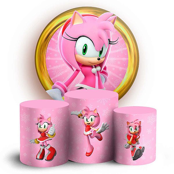 KIT Redondo e Trio - Sonic - Sublimado 3D