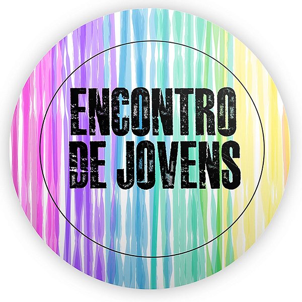 Painel Redondo - Encontro de Jovens - Sublimado 3D