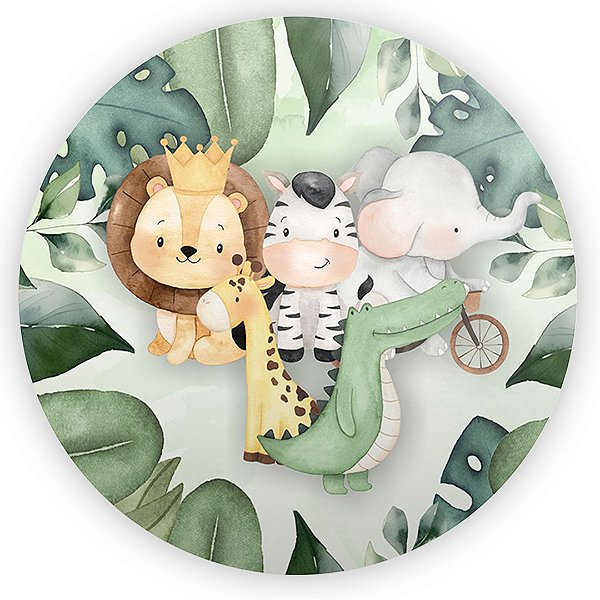 Painel Redondo - Safari - Sublimado 3D