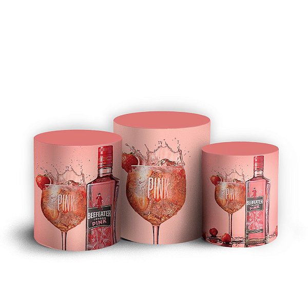 Trio Cilindro - Gin - Sublimado 3D + Elástico