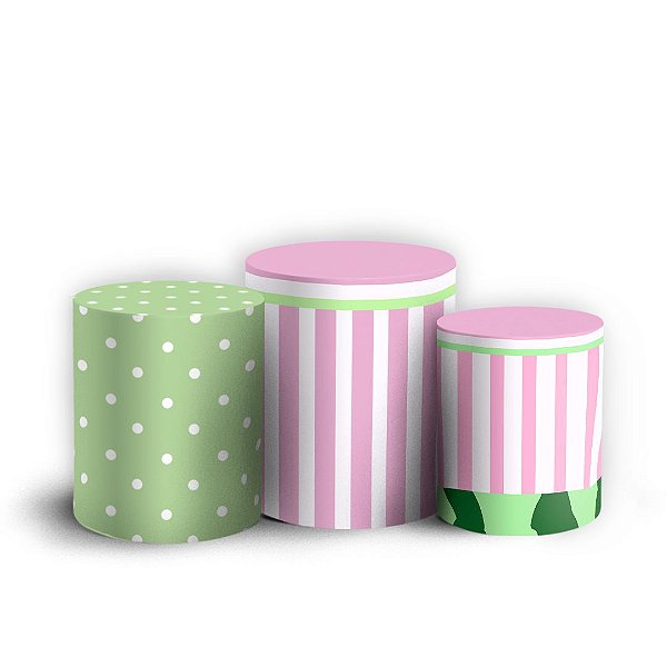 Trio Cilindro - Magali Baby - Sublimado 3D + Elástico