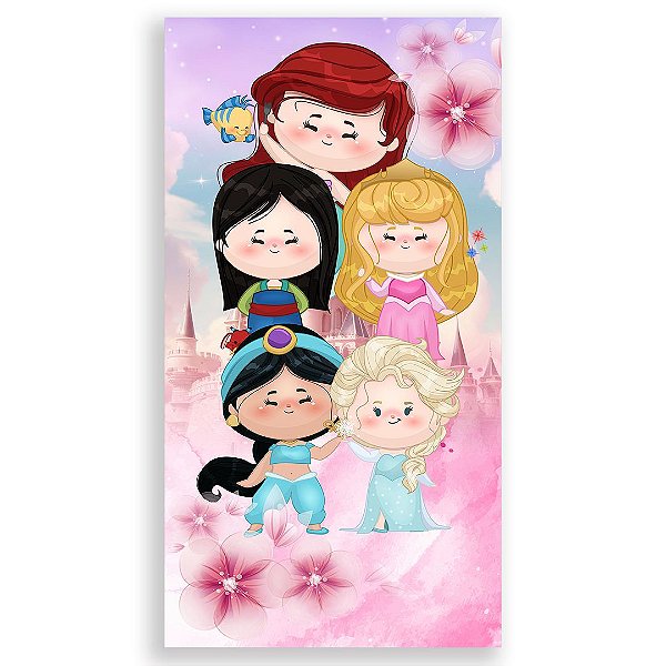 Faixa Lateral - Princesas - Sublimado 3D