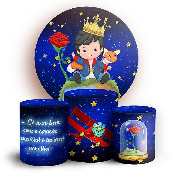 KIT Redondo e Trio - Pequeno Principe - Sublimado 3D