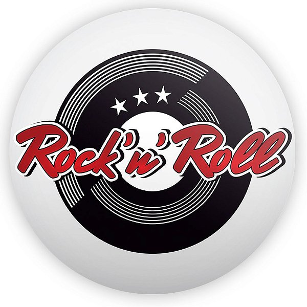 Painel Redondo - Rock'n Roll  - Sublimado 3D