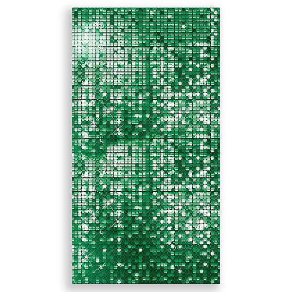 Faixa Lateral - Lantejoulas Verde - Sublimado 3D