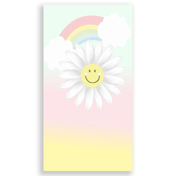 Faixa Lateral - Flor Margarida - Sublimado 3D