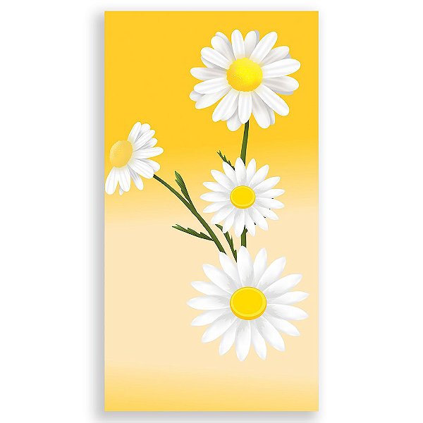 Faixa Lateral - Flor Margarida - Sublimado 3D
