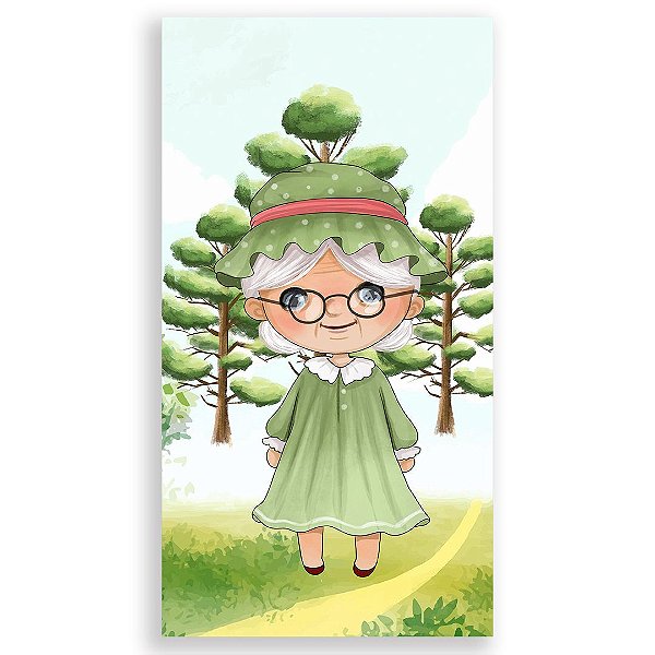 Faixa Lateral - Chapeuzinho Vermelho - Sublimado 3D