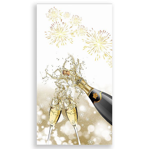 Faixa Lateral - Ano Novo Natal - Sublimado 3D