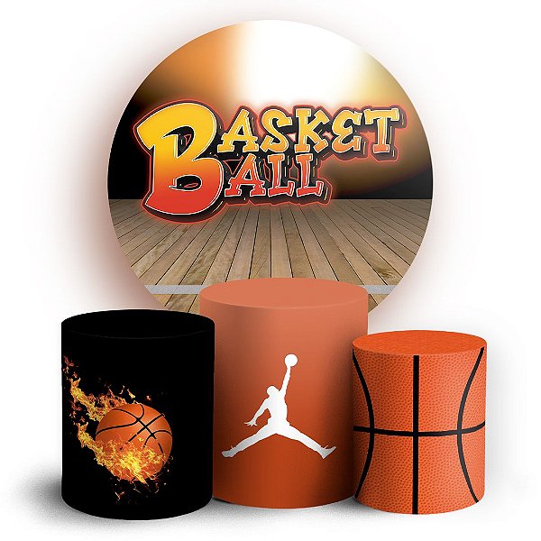 KIT Redondo e Trio - Basketball - Sublimado 3D