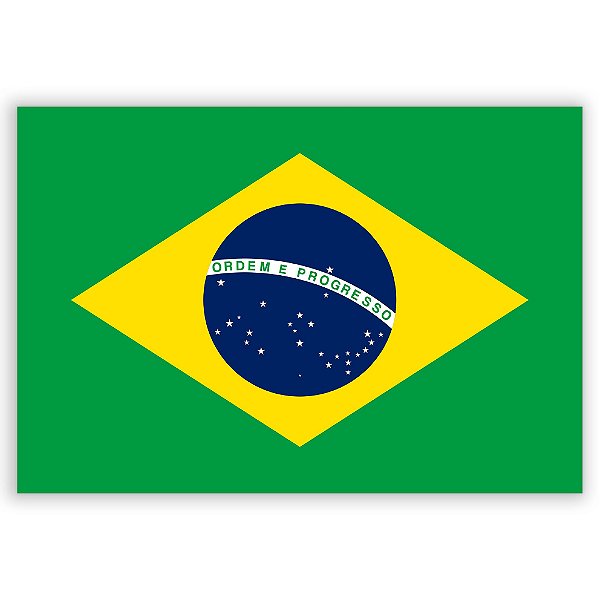 Painel Retangular - Bandeira de Brasil - Sublimado 3D