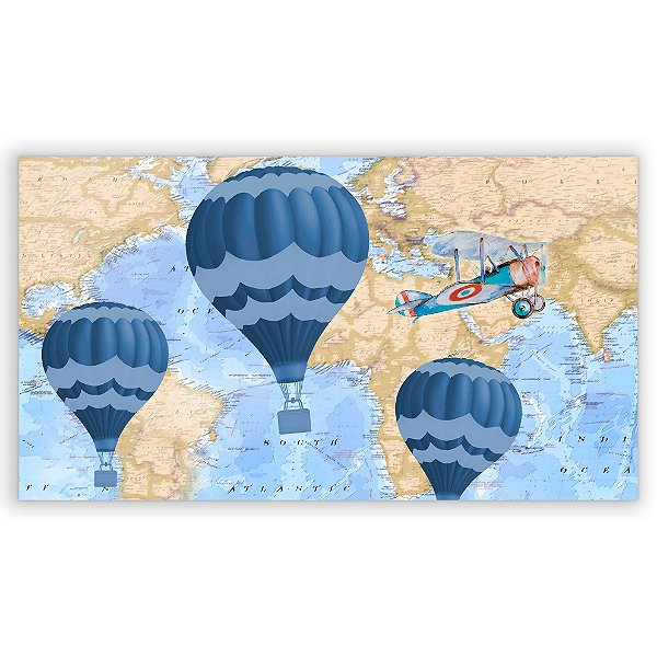 Painel Retangular - Balão - Sublimado 3D