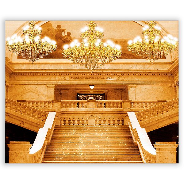 Painel Retangular - Escadaria Castelo - Sublimado 3D