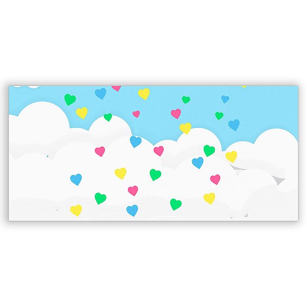 Painel Retangular - Chuva de Amor - Sublimado 3D